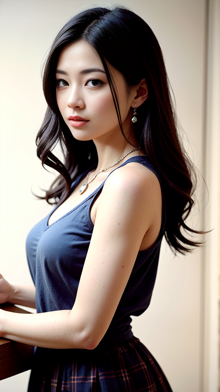 文心美女奖,明眸红唇搭配黑色吊带流苏连衣裙,轻盈苗条,婀娜妩媚