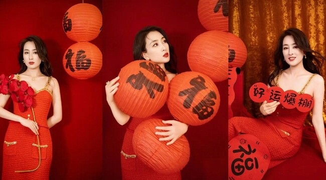 又被倪妮的3套穿搭惊艳了!冬天穿纯色针织衫、T恤